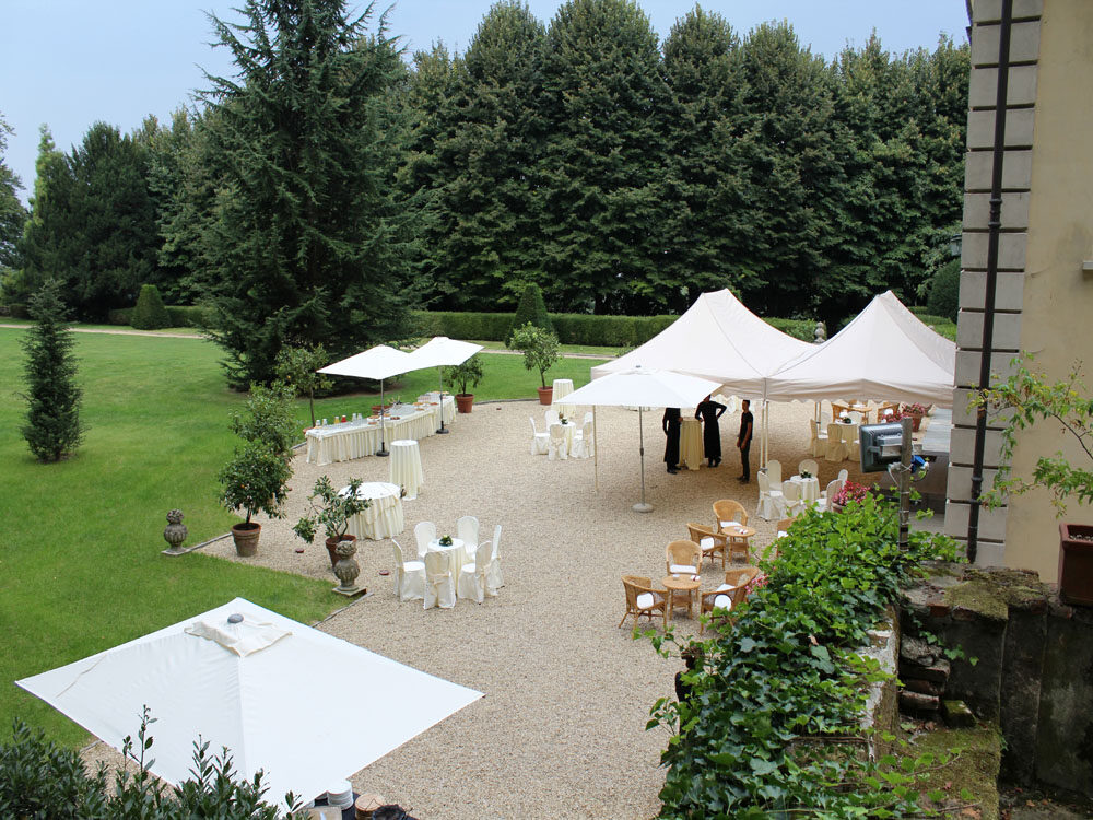 Allestimento nel parco