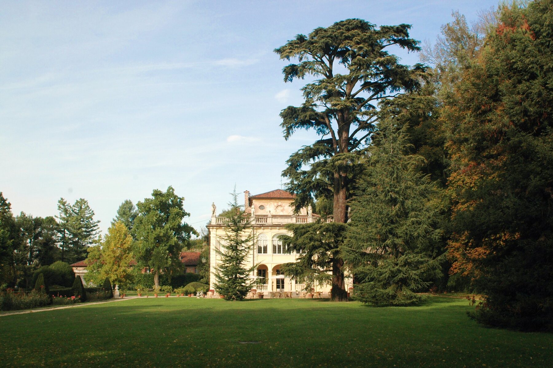 Villa d'Agliè vista dal parco